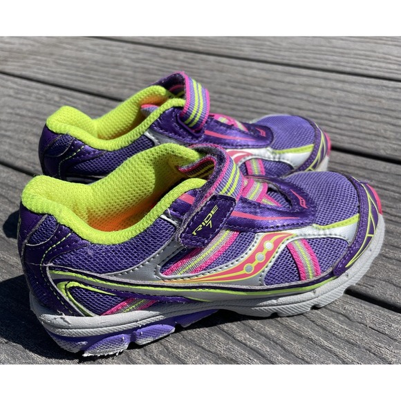 Saucony Sneaker Girls' Baby Ride Shoe (Toddler/Little Kid) * size 9.5 - Picture 9 of 9